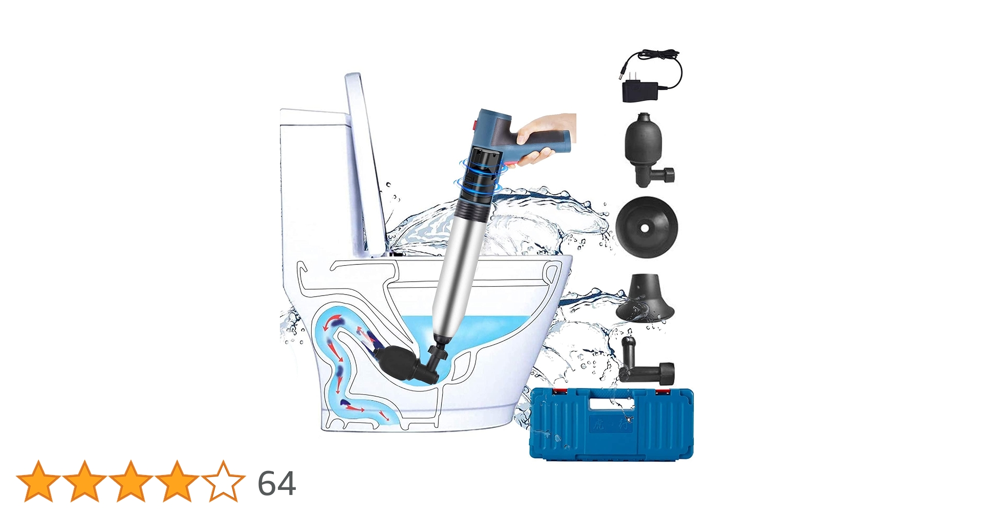ラバ一カップ すっぽん トイレ パイプクリ一ナ一 電動式 Amazon.co.jp: clomicラバ一カップ すっぼん トイレ パイプクリ